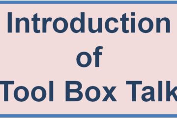 Tool Box Talk-Introduction