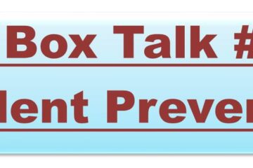 Tool Box Talk - Accident Prevention