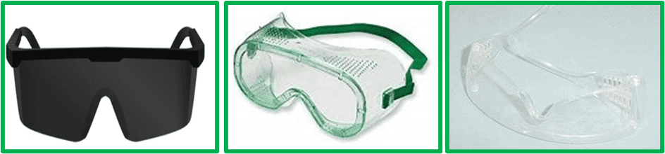 Different Types of Safety Goggles