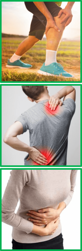 Muscle Cramps of Neck, Back, Leg and Abdomen