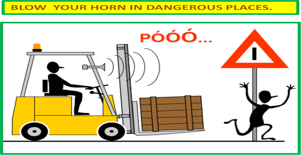 BLOW YOUR HORN IN DANGEROUS PLACES.