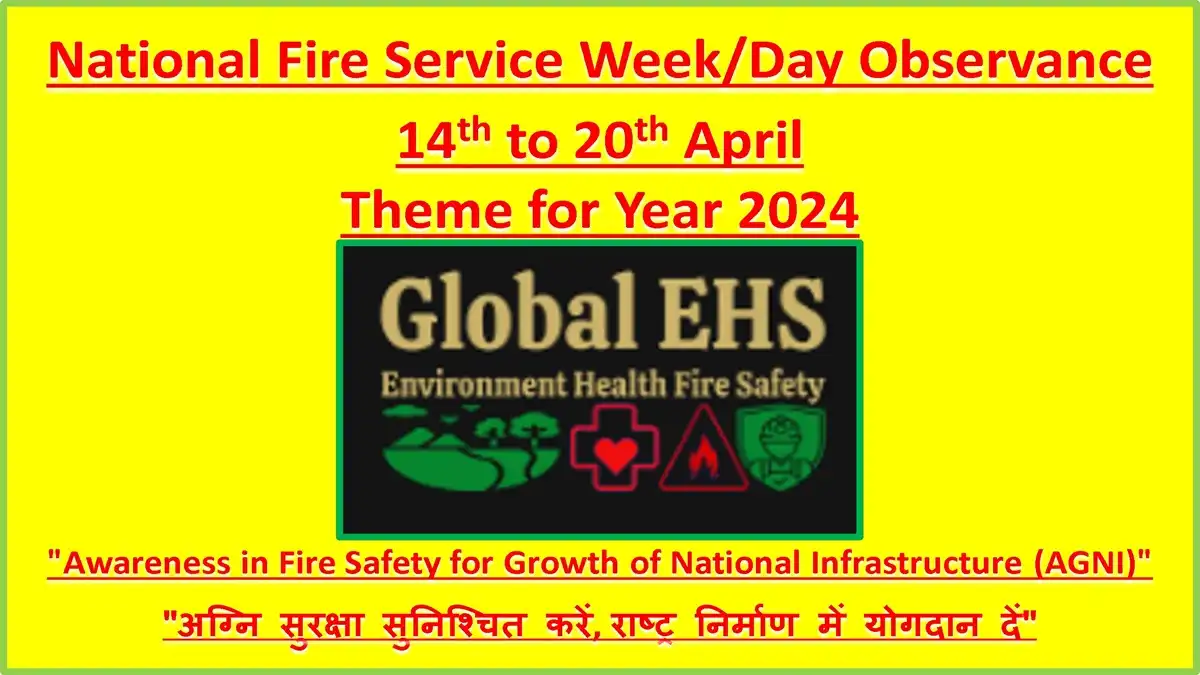 National Fire Service Week/Day