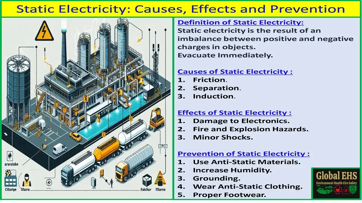 Static Electricity: Causes, Effects and Prevention - Global EHS