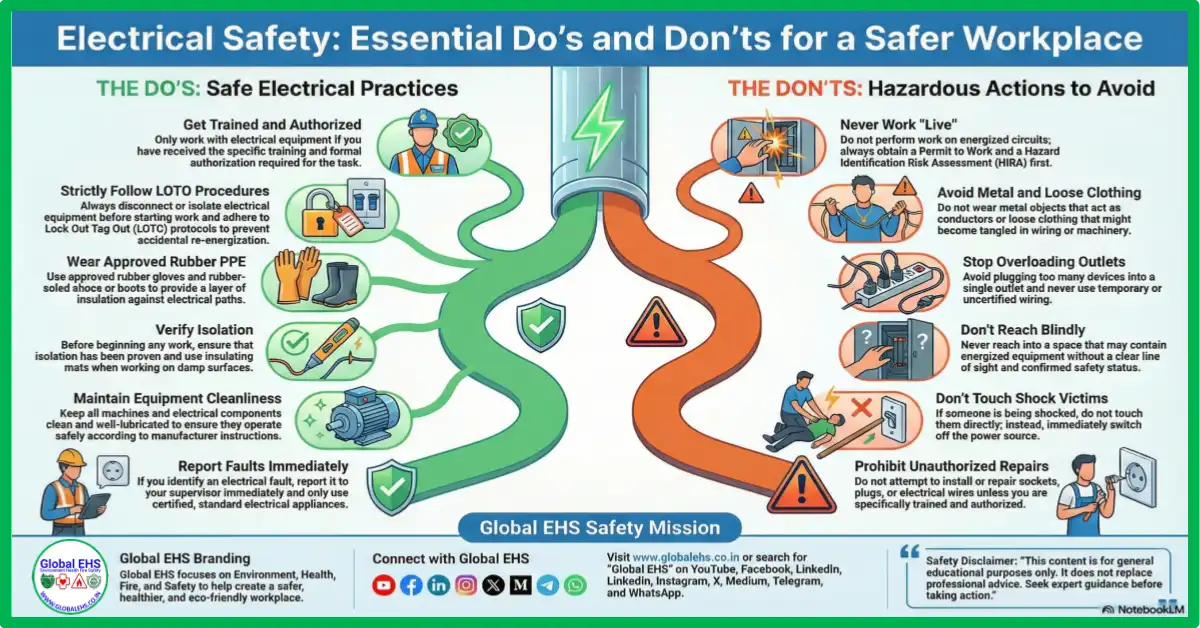 Electrical Safety – Do’s and Don’ts